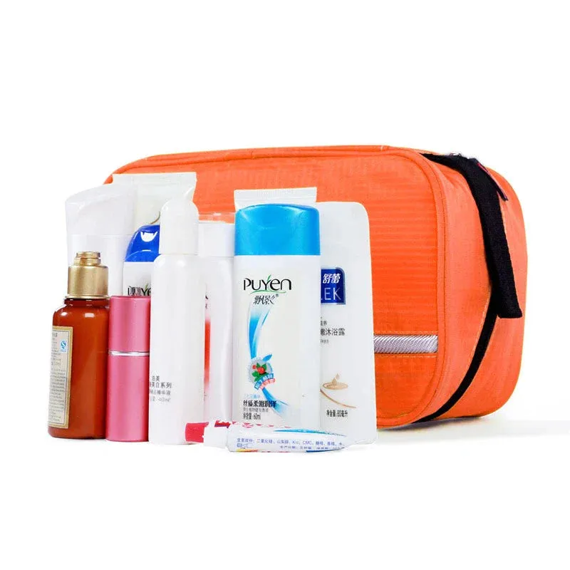 Hanging Toiletry Bag Travel Toiletry Wash Organizer Kit for Men Women Cosmetics Make Up Sturdy Hanging Hook Shower Bags