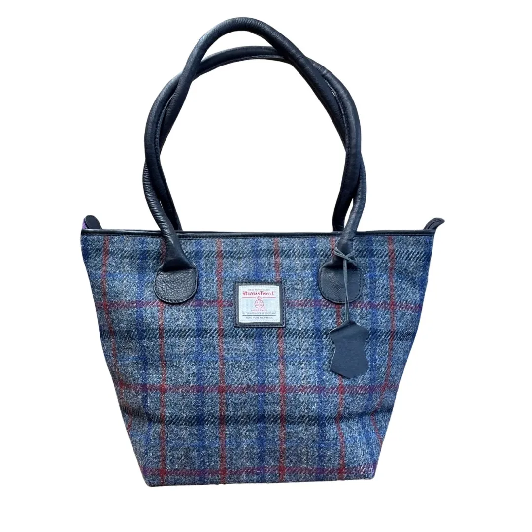 Harris Tweed Tote Bag - Grey Check