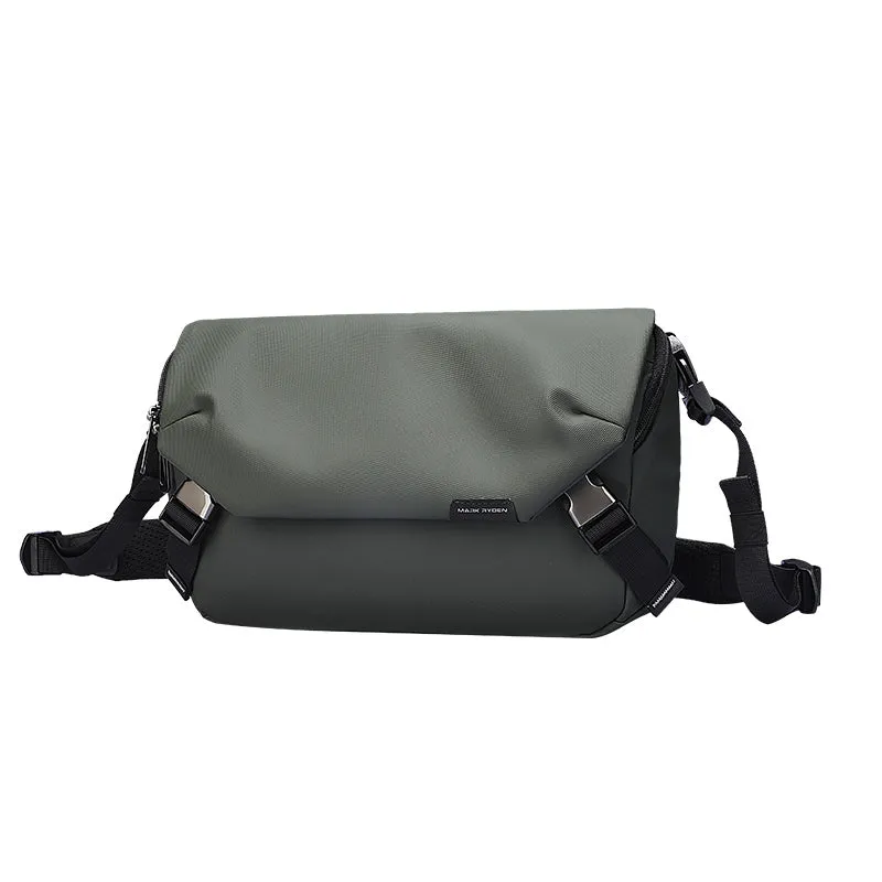 Harvey: Leather Waterproof Multifunction Messenger Bag