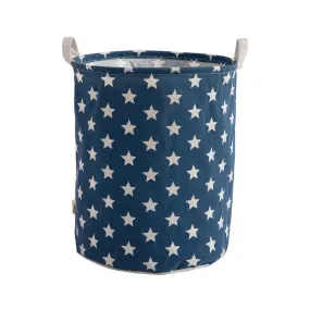 HOKIPO Folding Laundry Basket for Clothes - Large 43 LTR, Blue