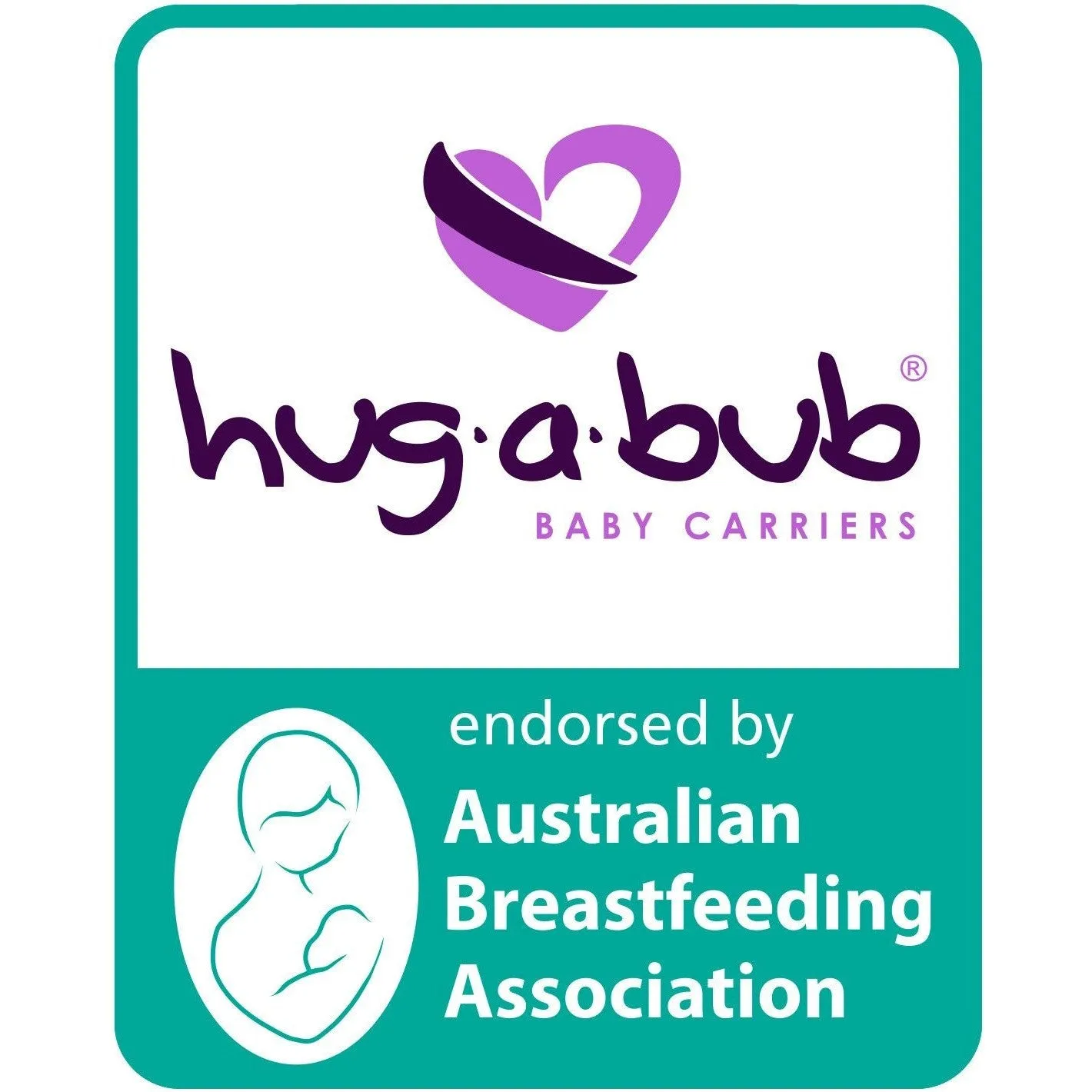 Hug a Bub Organic Lightweight Stretchy Wrap Carrier - Latte