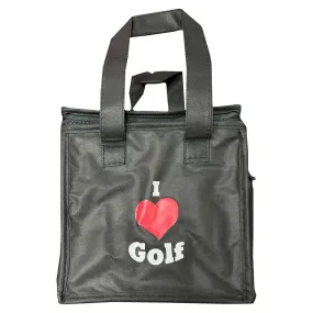 I Love Golf Grey Lunch Bag