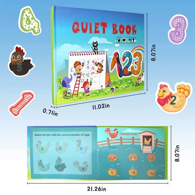 Interactive Felt Quiet Book