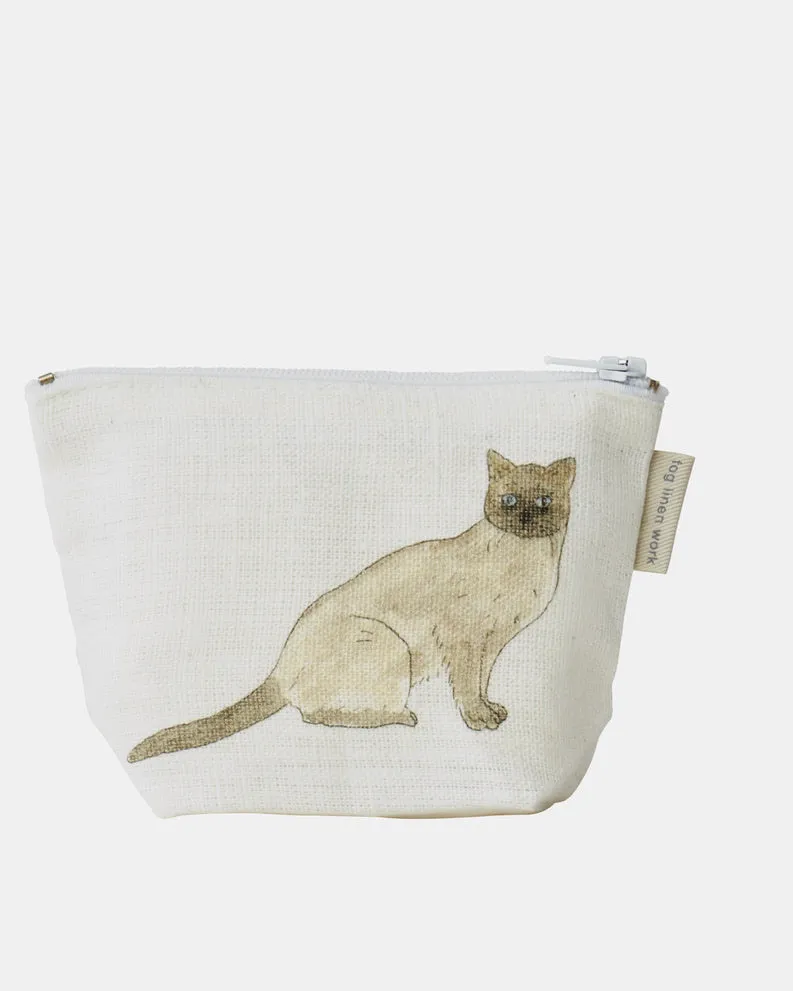 Isabelle Boinot Pouch: Two Cats