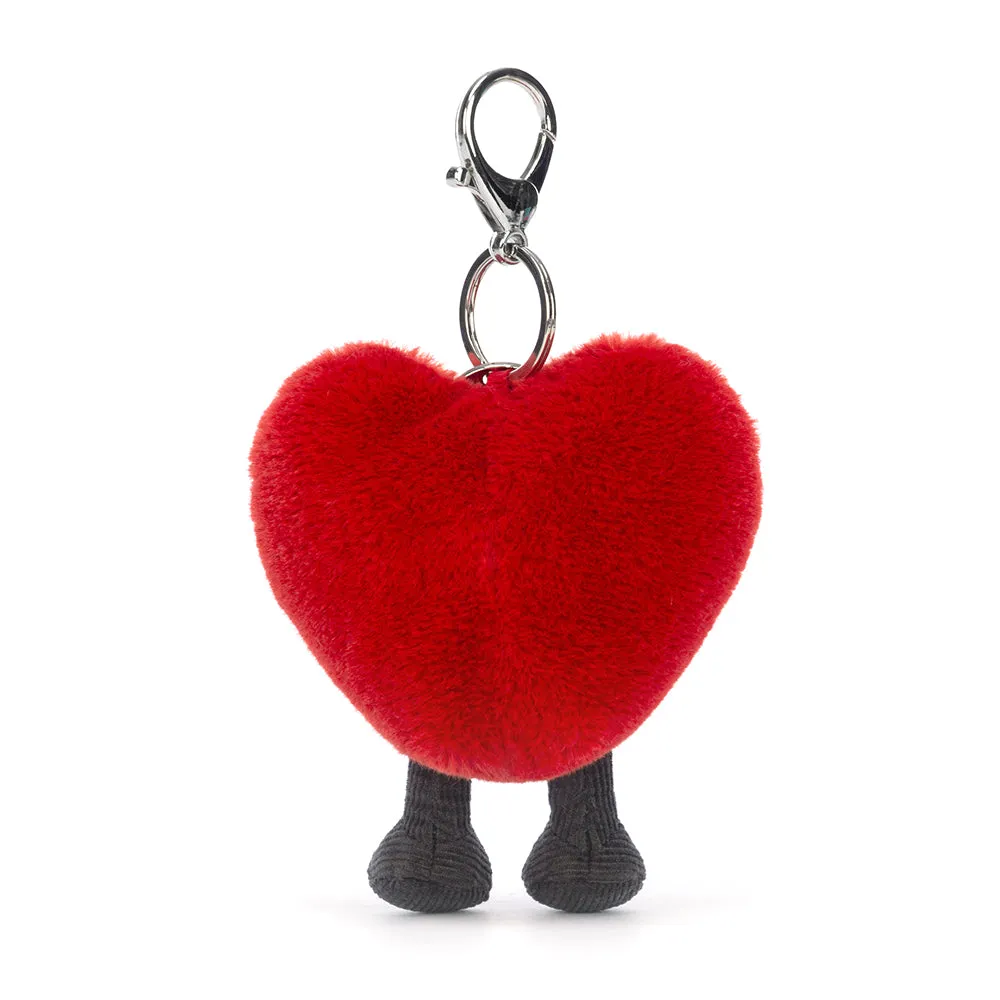 Jellycat Red Heart Bag Charm