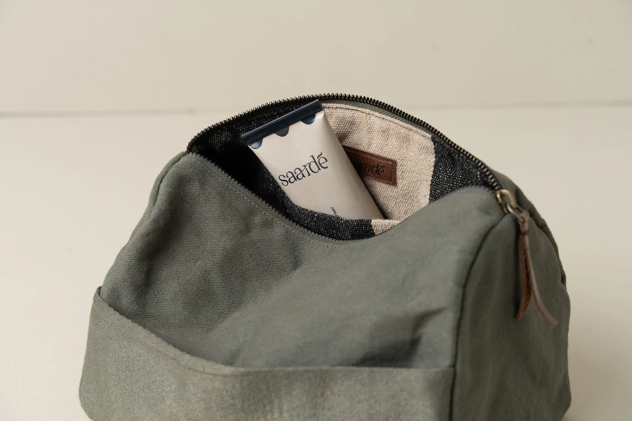 Journey Toiletry Canvas Bag | Olive