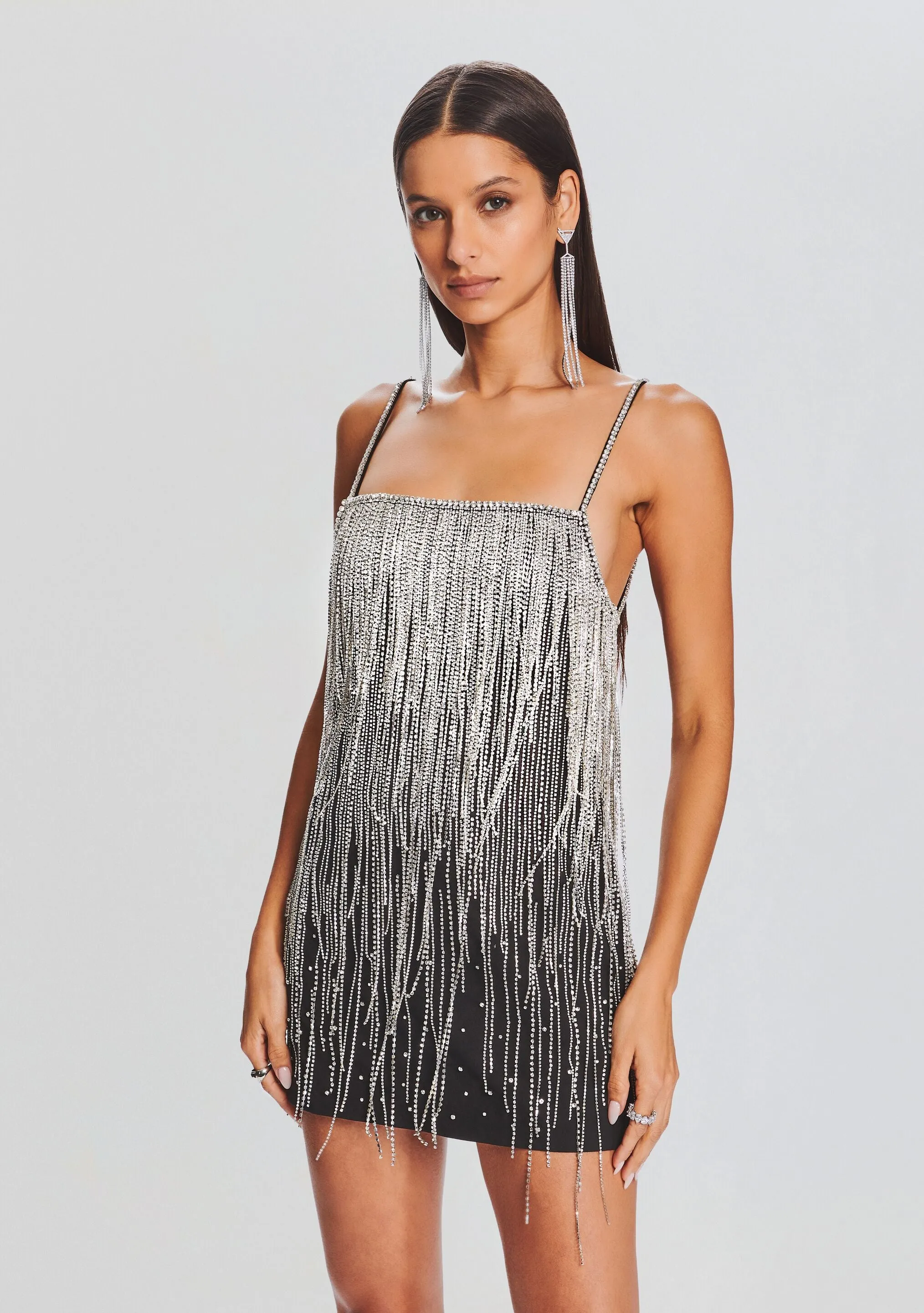 Juliette Embellished Fringe Dress