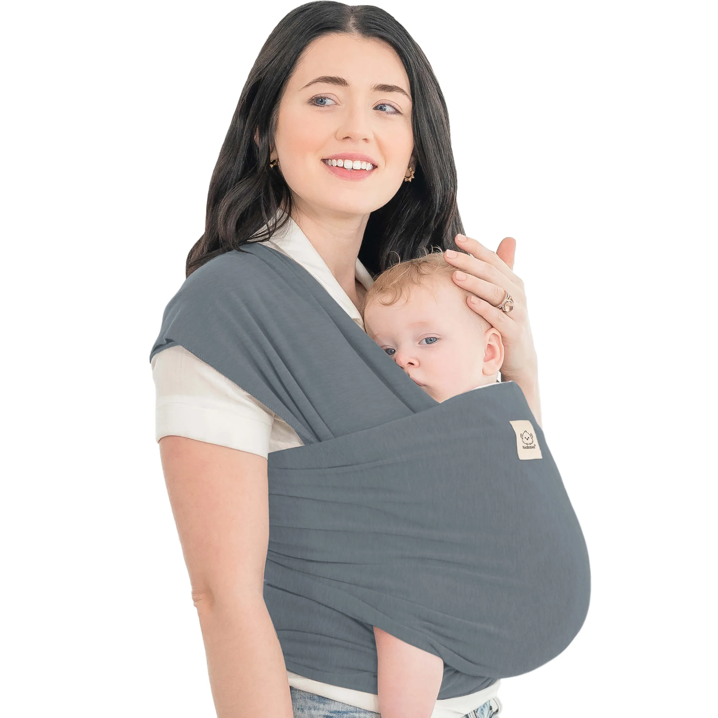 KeaBabies Original Wrap Carrier (Midnight Gray)