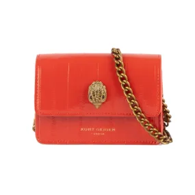 Kurt Geiger Red Shoreditch Mini Crossbody Bag