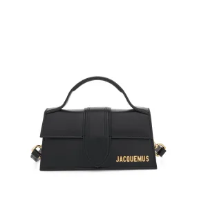 Le Bambino Mini Leather Bag in Black