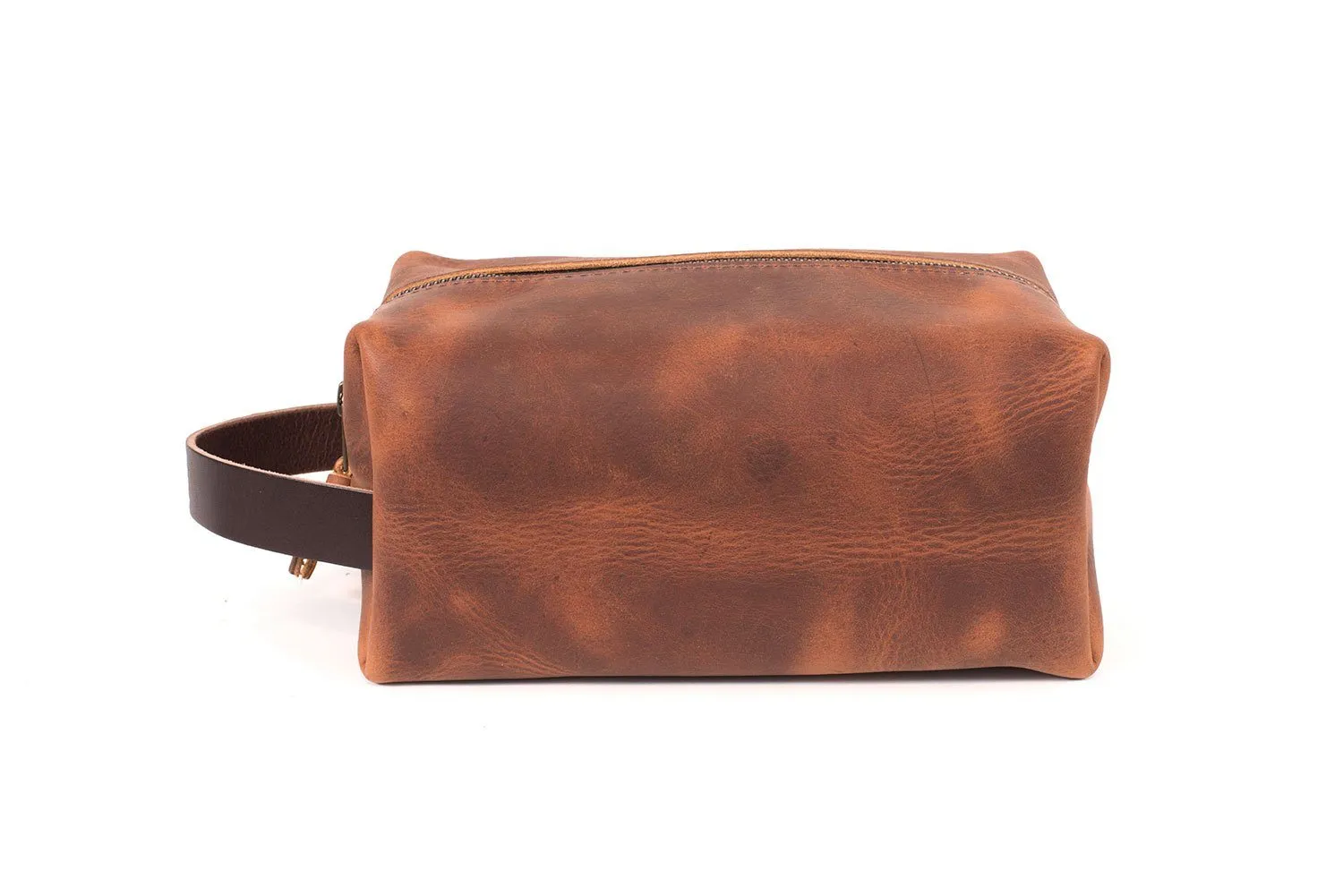 LEATHER SHAVE KIT | LEATHER TOILETRY BAG | LEATHER DOPP KIT