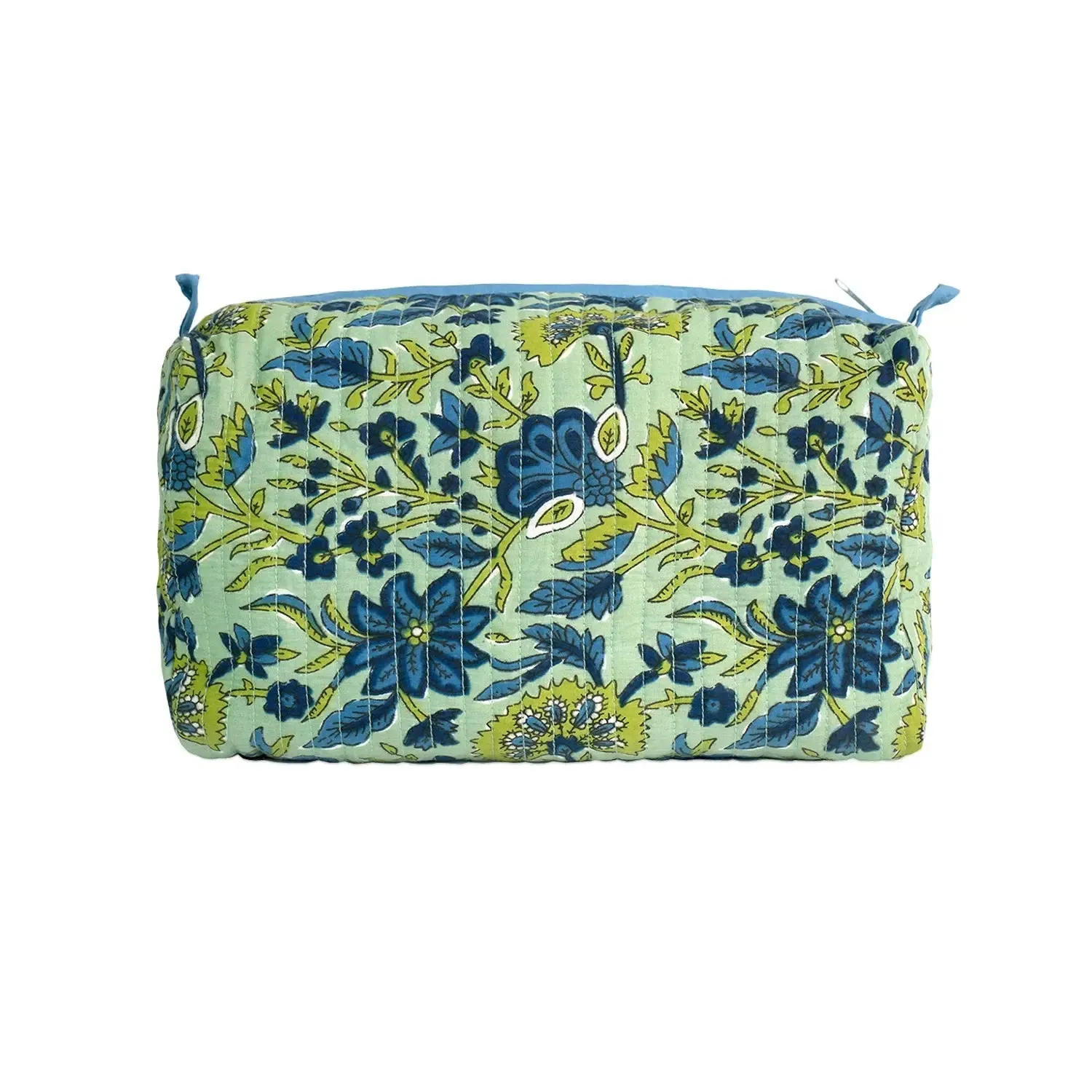 Lime Patchouli Cotton Wash Bag