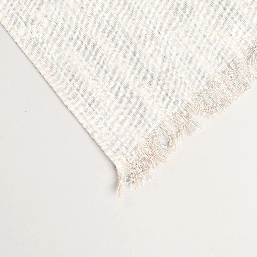 Linen Cotton Throw Blankets 56" X 75"  1.5" FRINGE