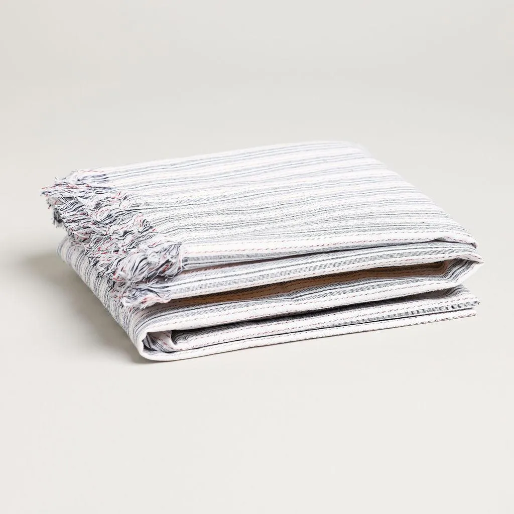 Linen Cotton Throw Blankets 56" X 75"  1.5" FRINGE