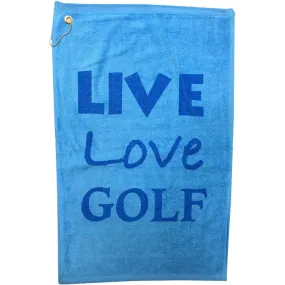 Live Love Golf Towel