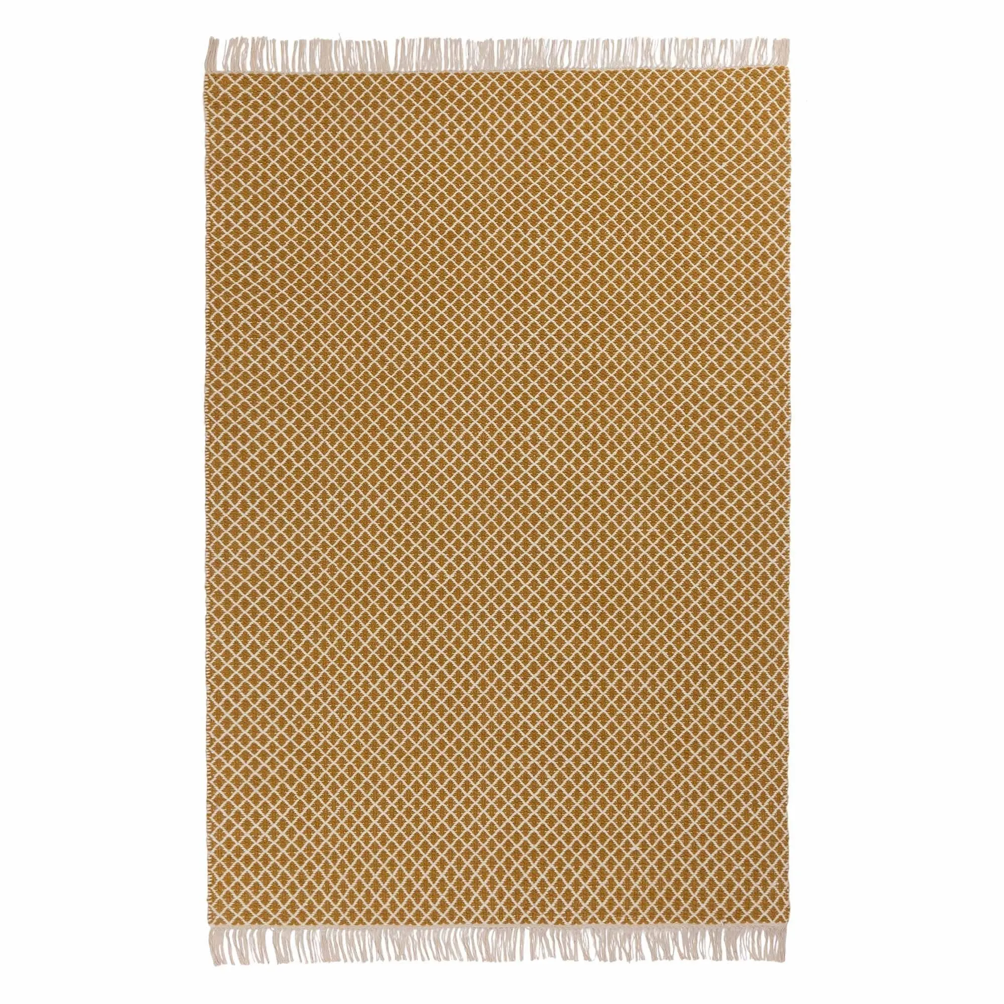 Loni Rug [Bright mustard/Off-white]