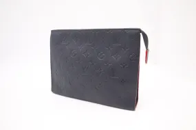 Louis Vuitton Toiletry 26 in Navy Blue Empreinte Leather