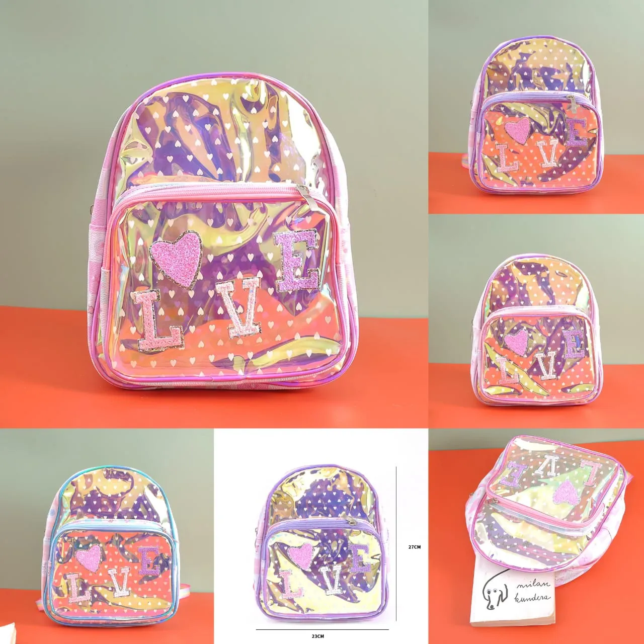 Love Theme Mini Backpack .