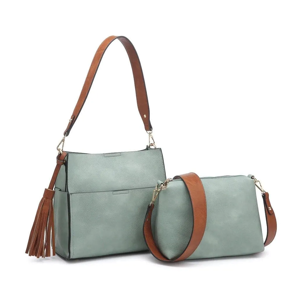 M1867 2-in-1 Bucket Tote/Crossbody