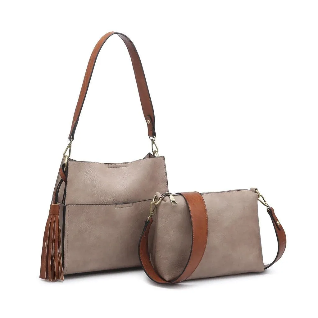 M1867 2-in-1 Bucket Tote/Crossbody