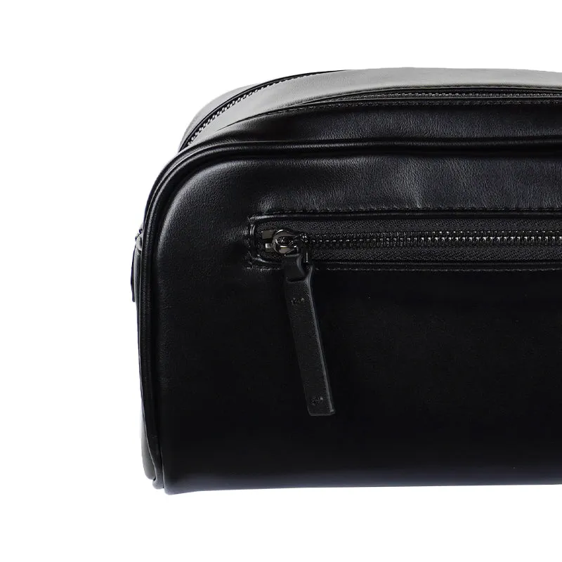 MAJESTY 2-Zipper Pouch (Black)