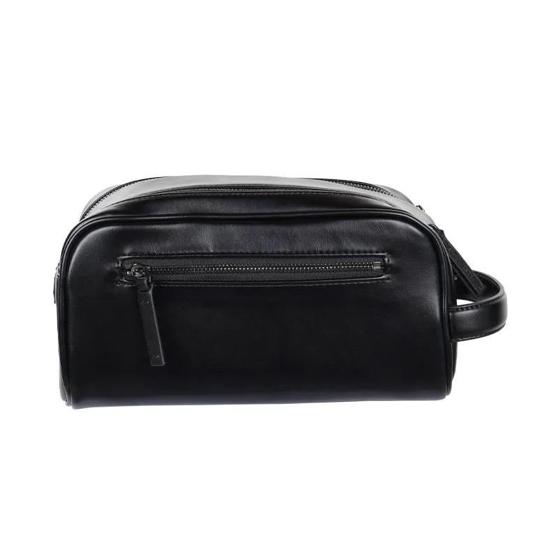 MAJESTY 2-Zipper Pouch (Black)