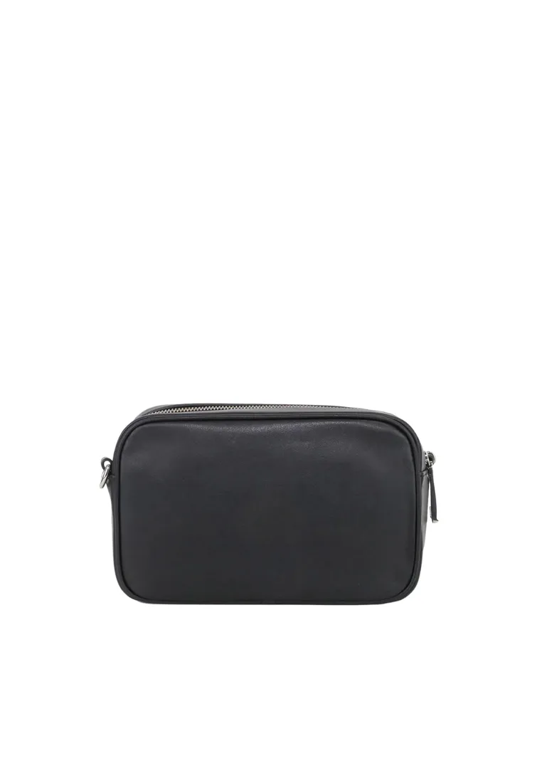 Marc Jacobs The Flash Crossbody Bag In Black Silver M0014465