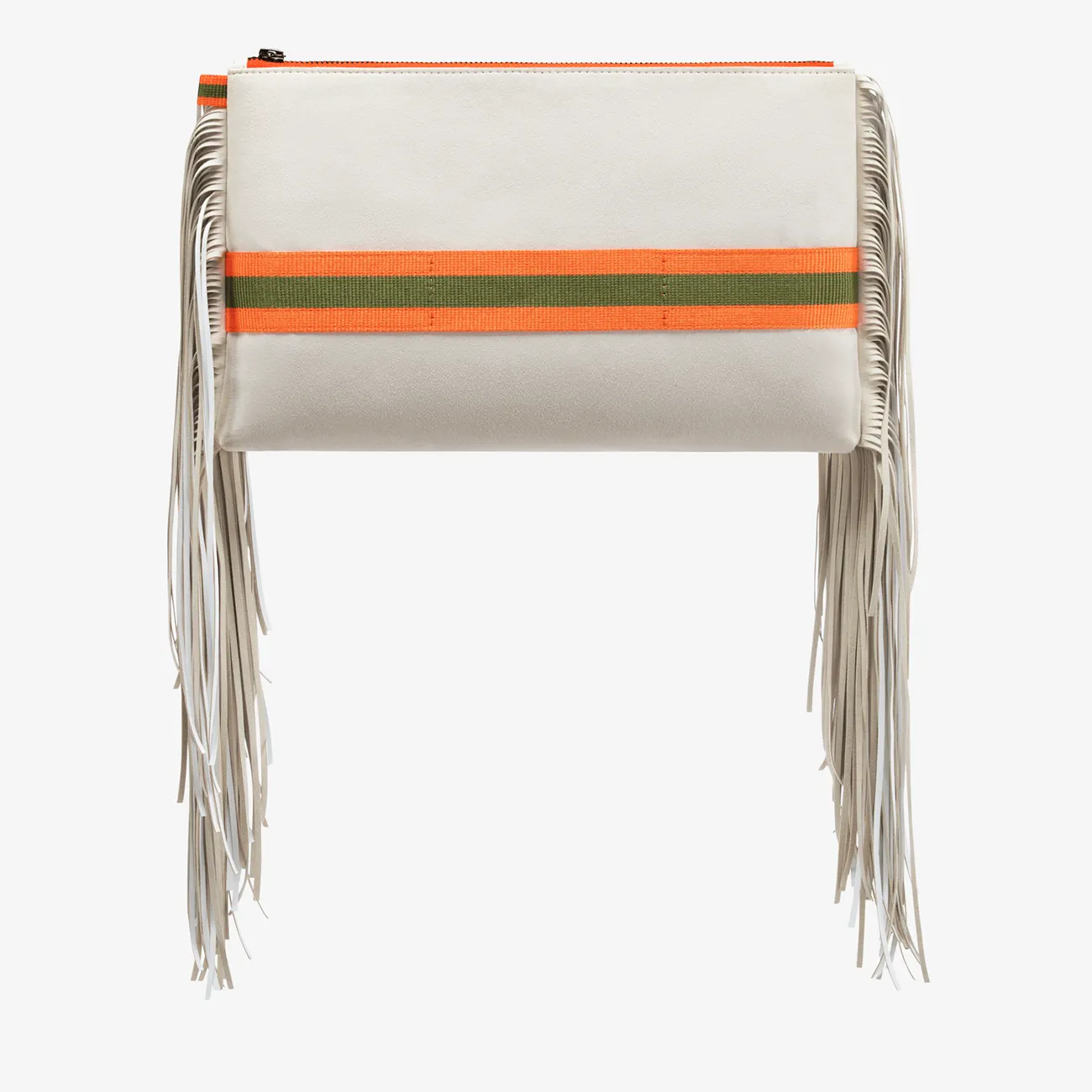 Maxi Fringe Clutch "Wellington Blond"