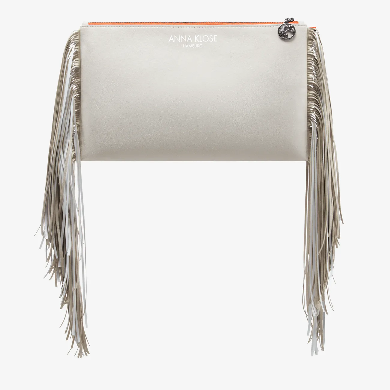 Maxi Fringe Clutch "Wellington Blond"