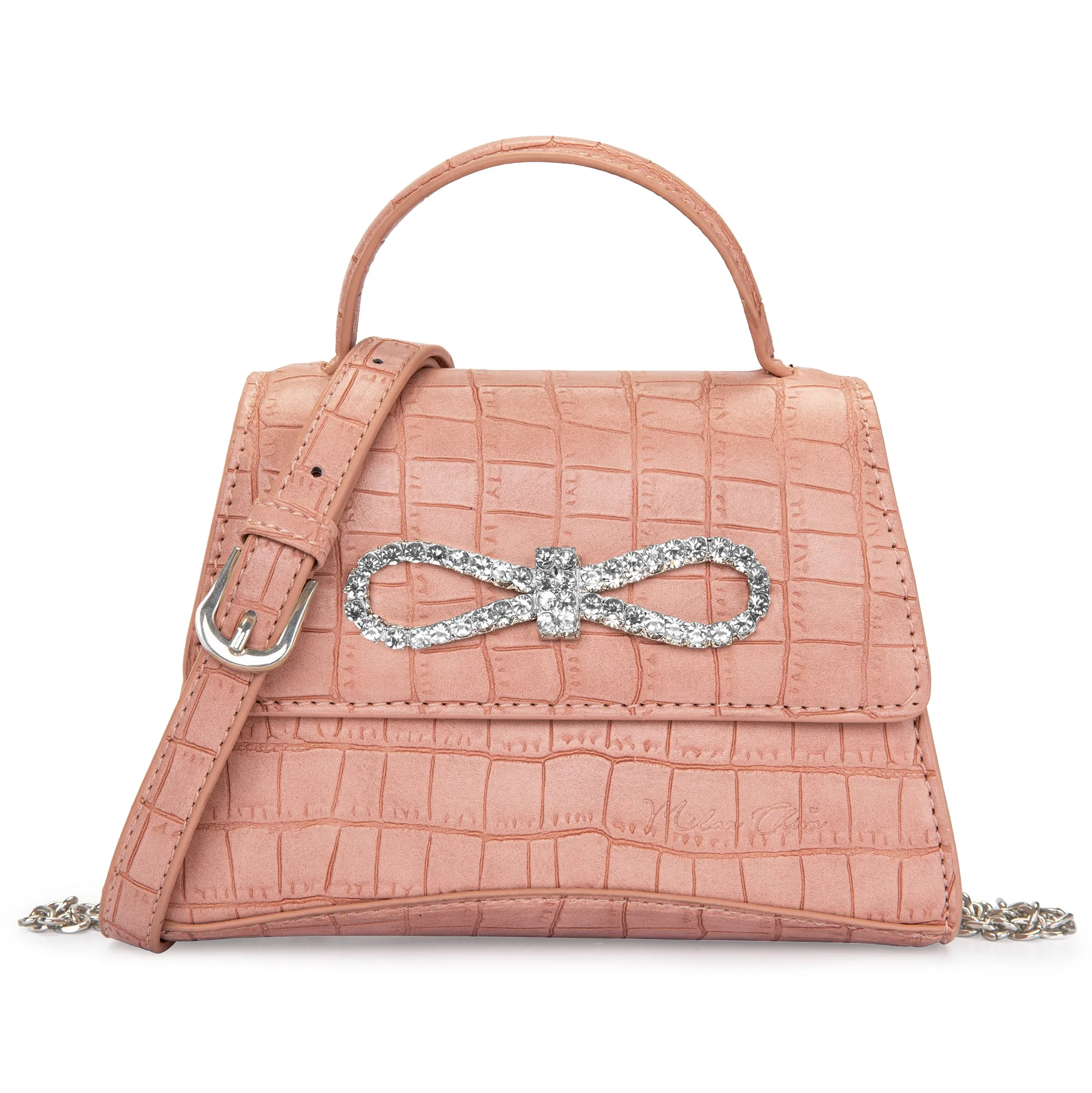 MC-1004 Milan Chiva Crocodile Crossbody Bag