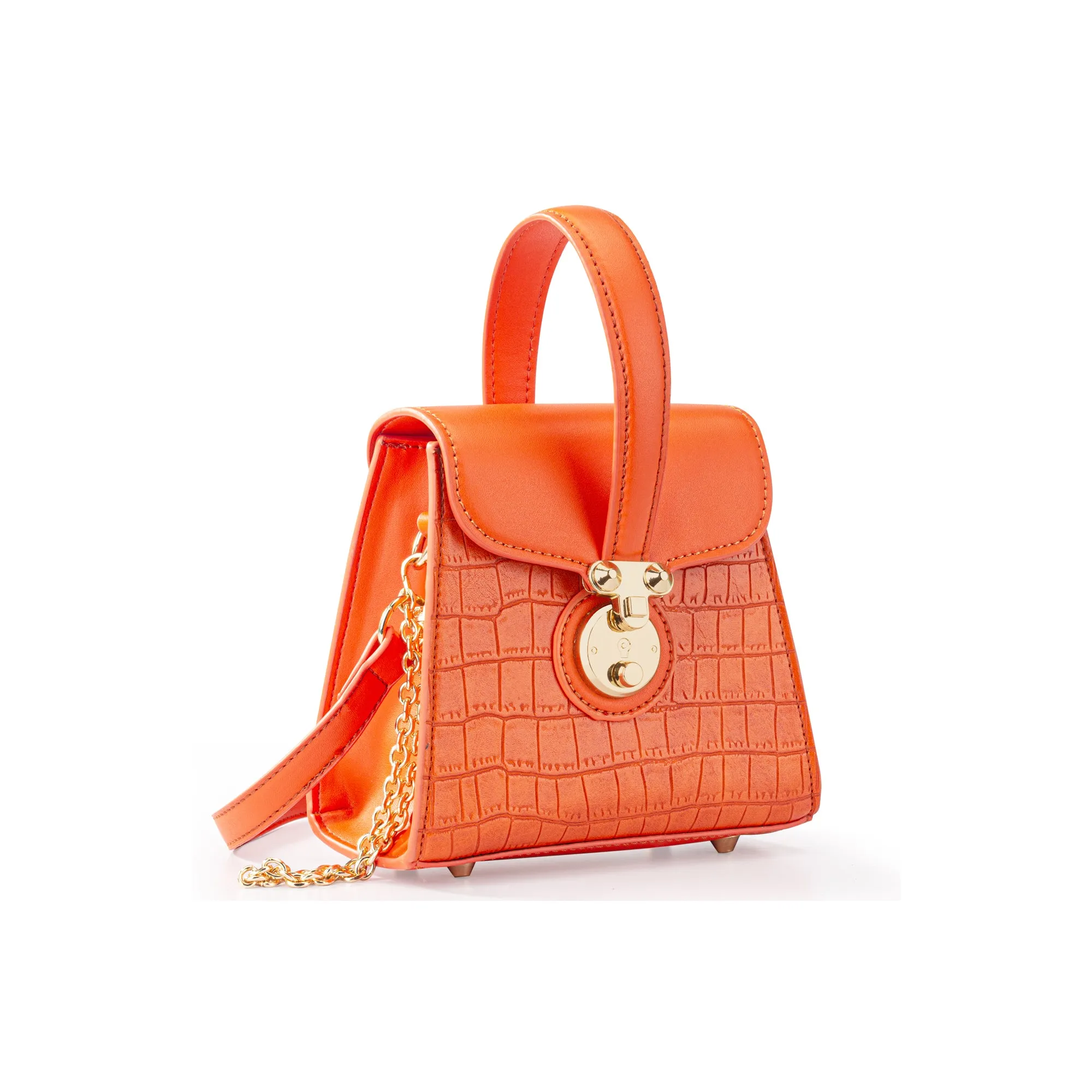 MC-1011 Milan Chiva Crocodile Crossbody Bag