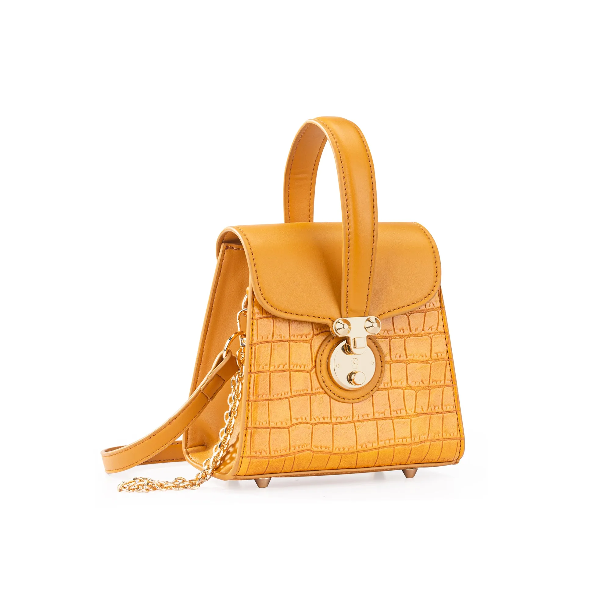 MC-1011 Milan Chiva Crocodile Crossbody Bag