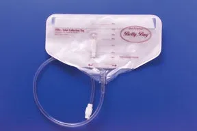 McKesson Belly Bag Urine Collection Bag with 24 Inch Coiled Drain Tube, 1000 mL