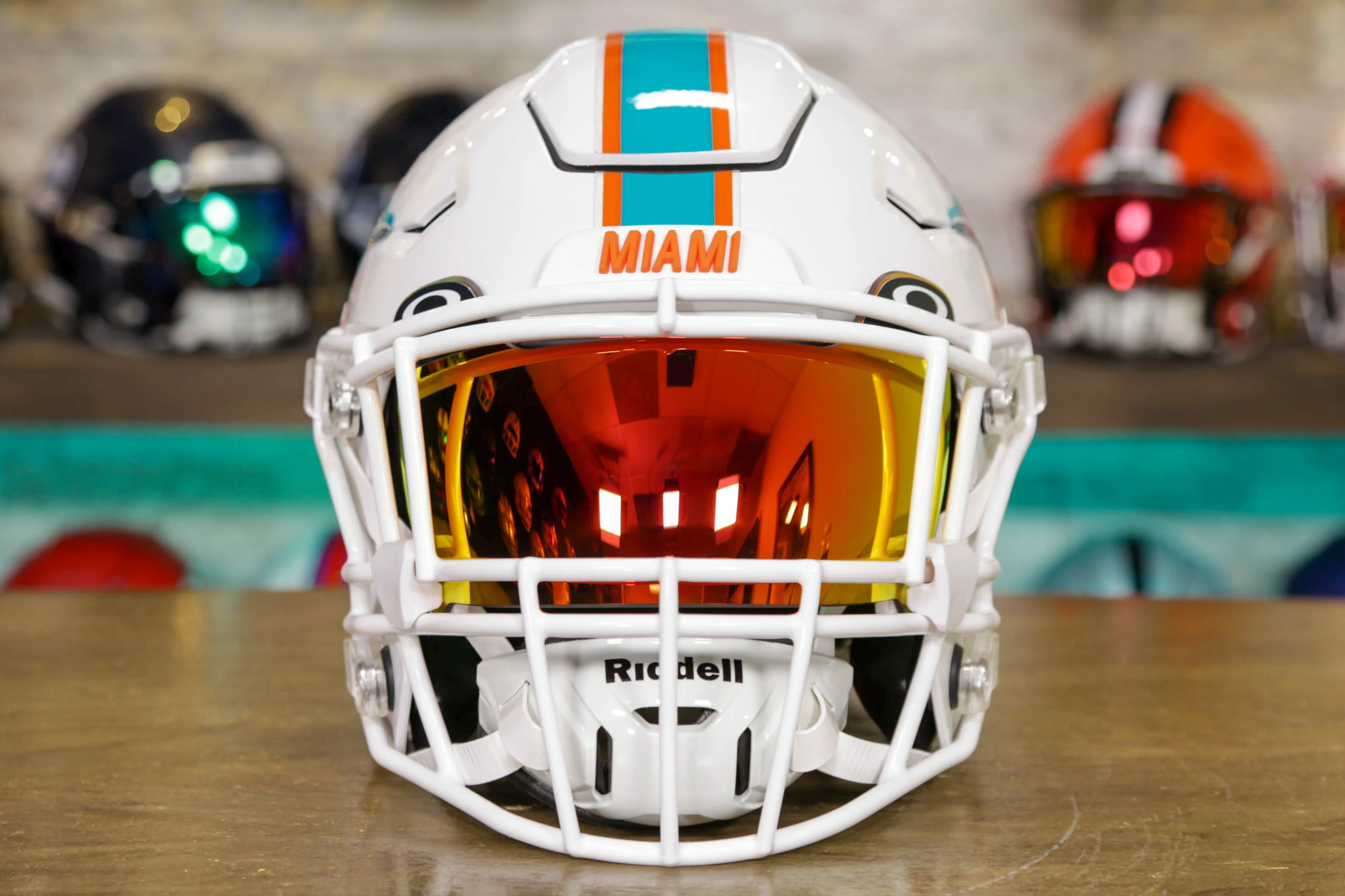 Miami Dolphins Riddell SpeedFlex Helmet - GG Edition 00366