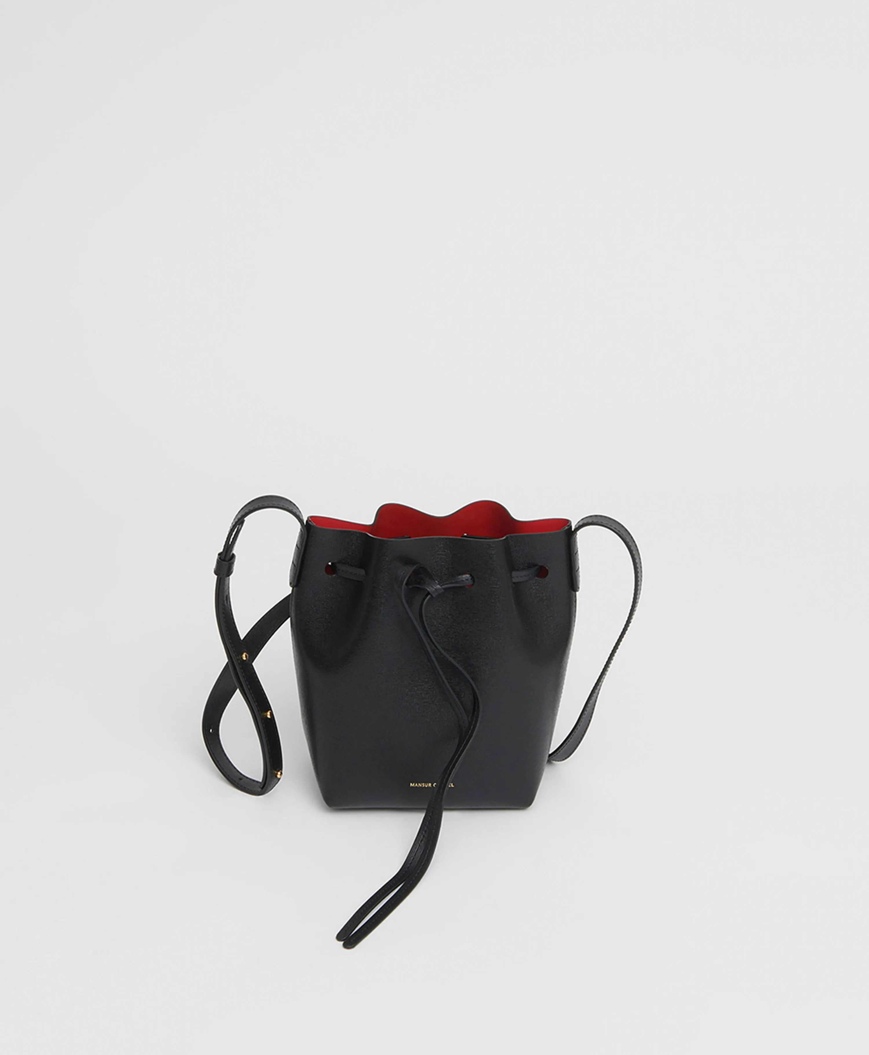 Mini Mini Bucket Bag - Black/Flamma