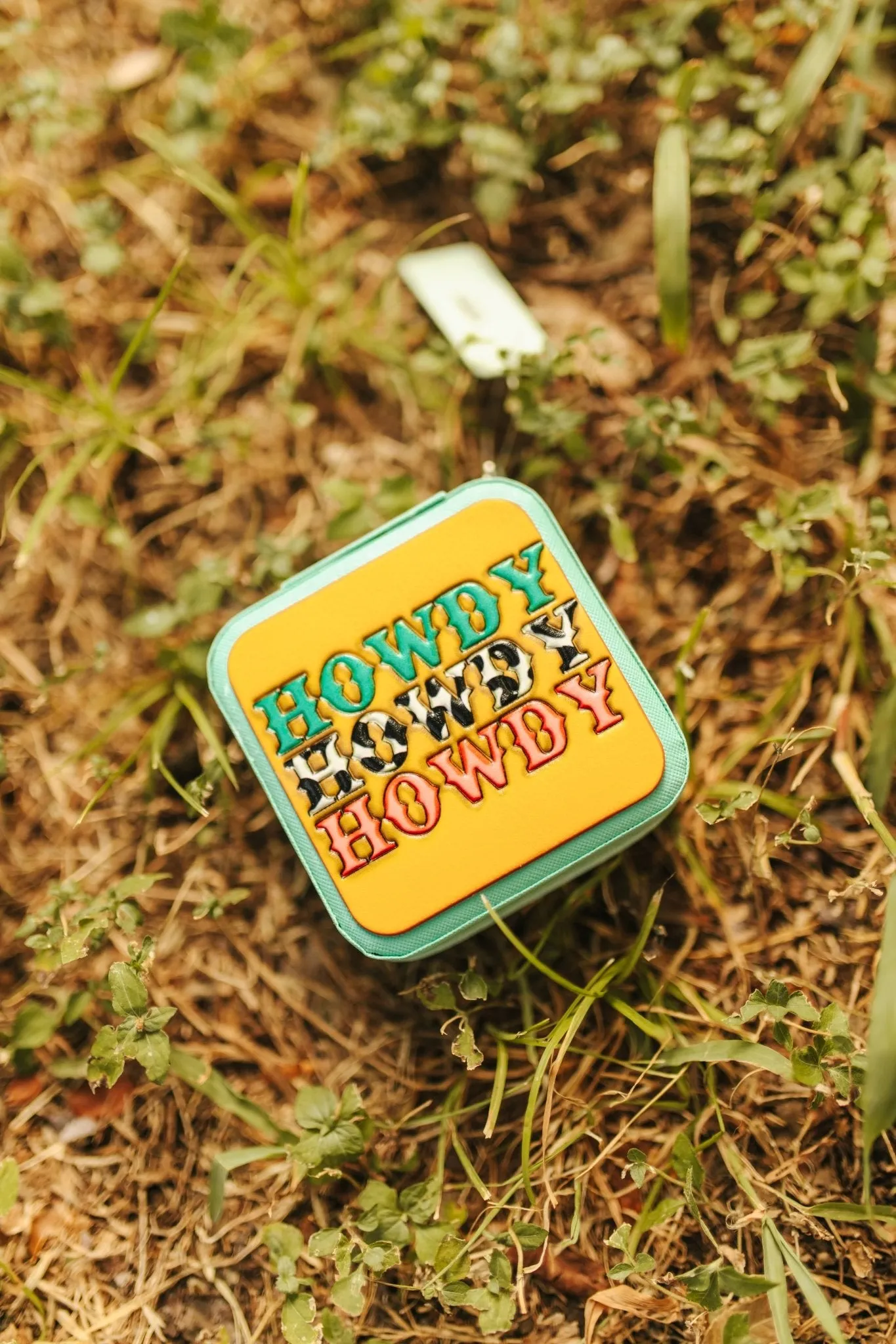 Mini Travel Jewelry Box - Howdy