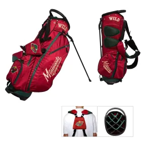 Minnesota Wild Team Golf Fairway Lightweight 14-Way Top Golf Club Stand Bag