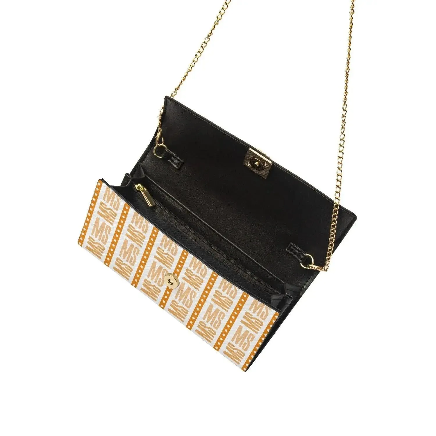 Misha Chain Type Flap Shoulder Bag