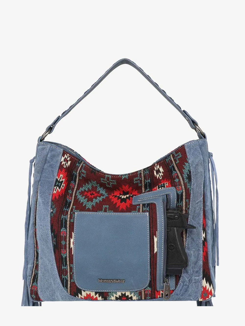 Montana West Aztec Tapestry Concealed Carry Hobo