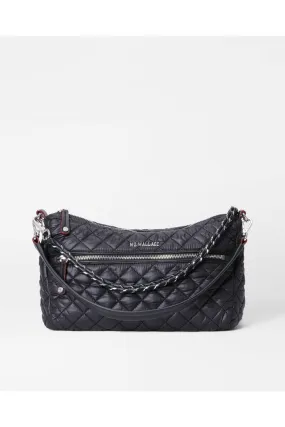 MZ Wallace Crosby Shoulder Bag Medium 1411C1590 | Black Rec