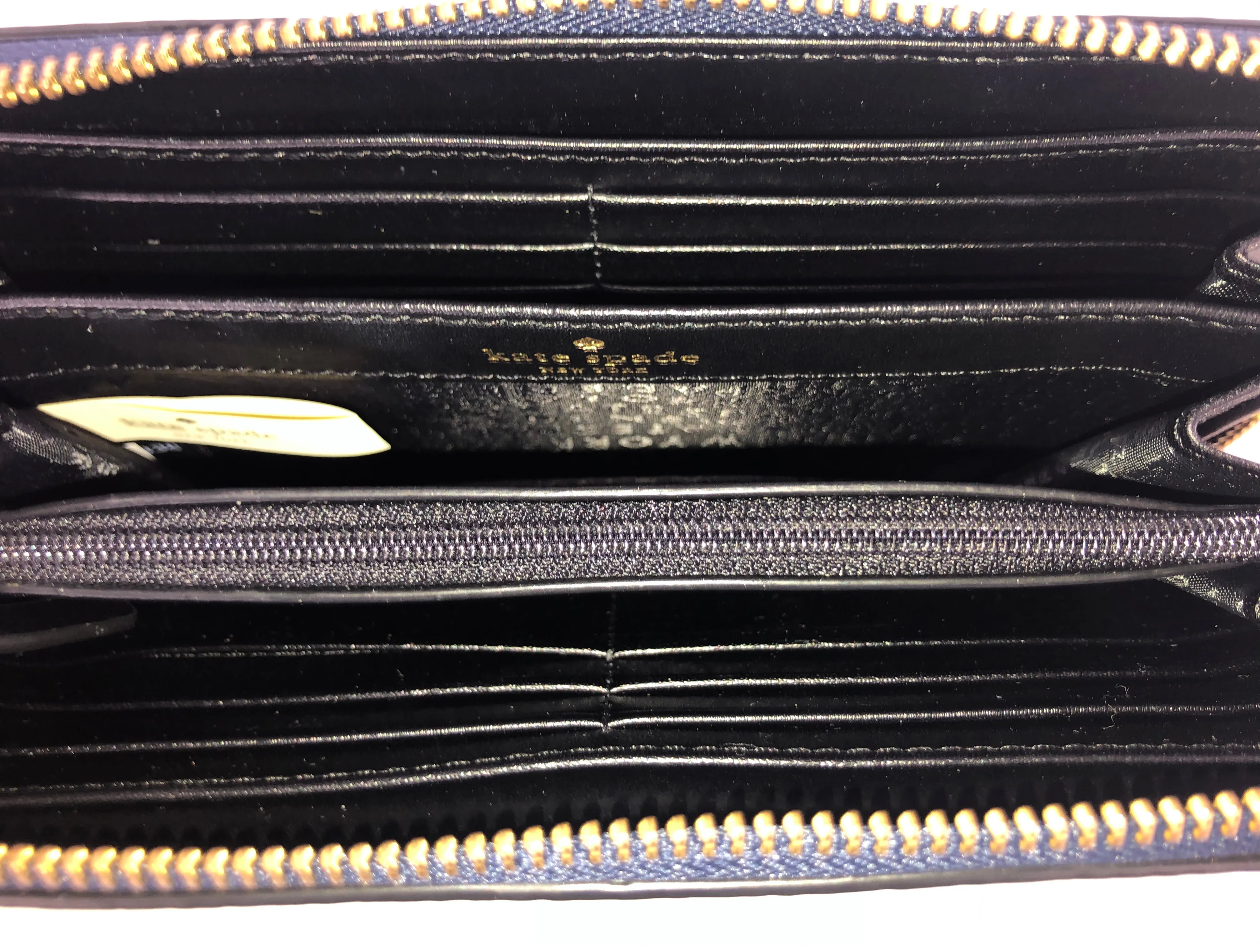 Navy Briar Lane Night Rose Neda Continental Zip Around Wallet