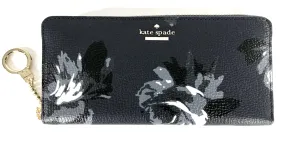 Navy Briar Lane Night Rose Neda Continental Zip Around Wallet