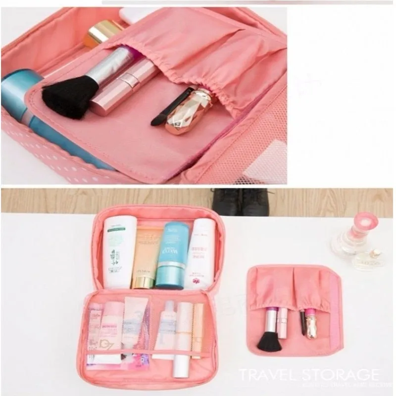 Nylon Casual Style Soft Look Makeup Pouch For Women Fashion