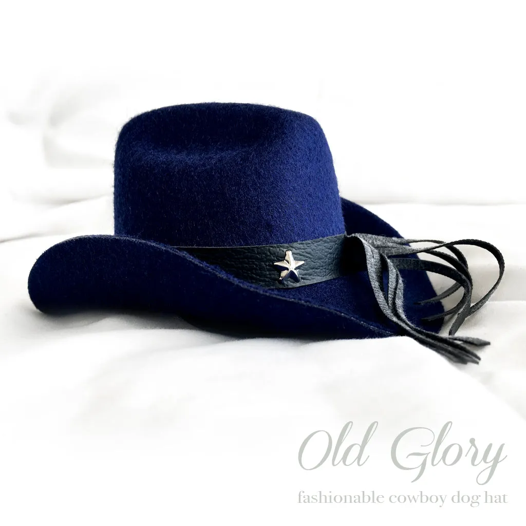 Old Glory, Blue Cowboy Dog Hat