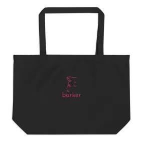 Organic Tote Bag (Pink Embroidery)