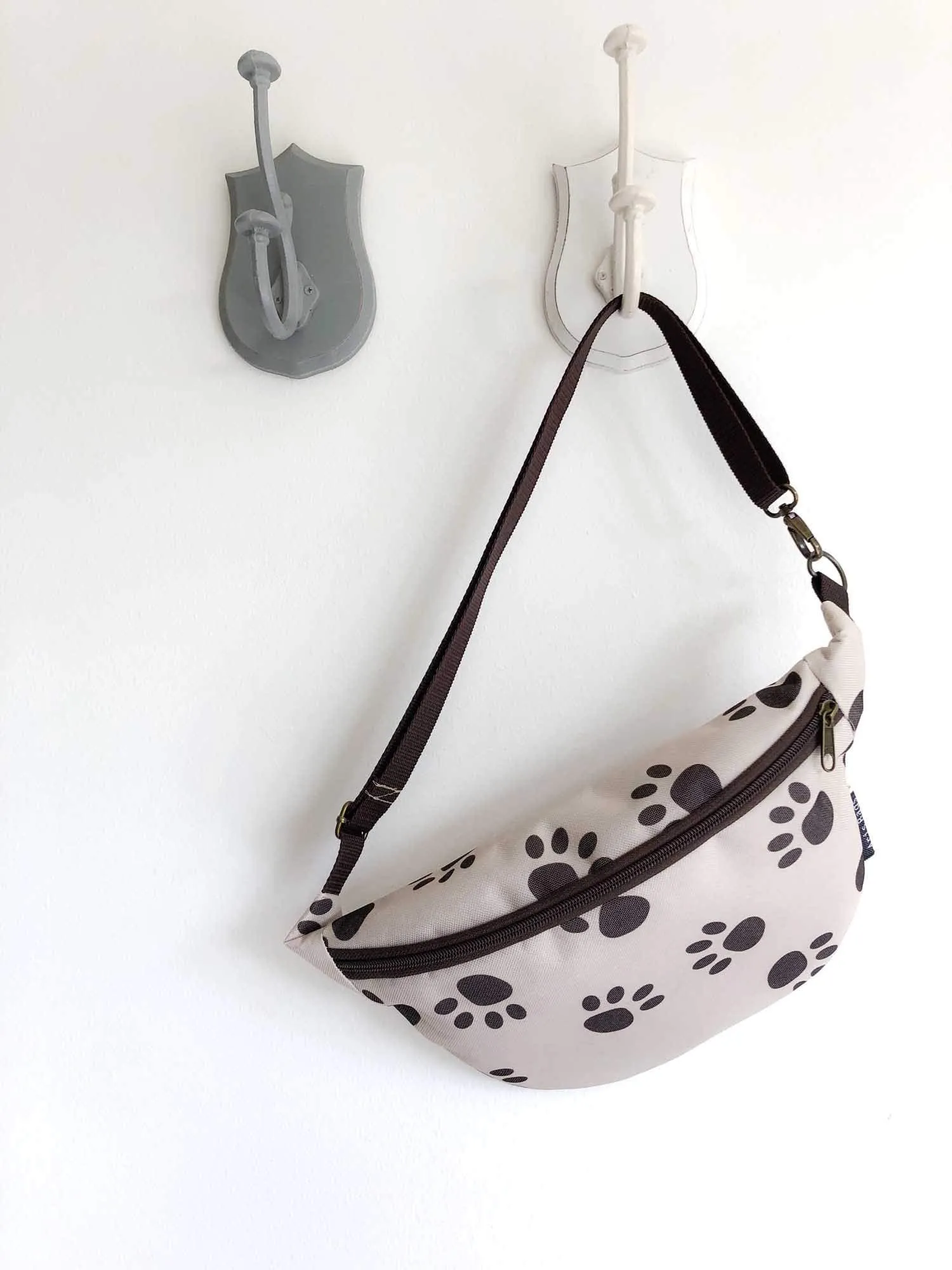 Paw Vegan Sling Bag, Animal Lovers Chest Bag | Aris Bags