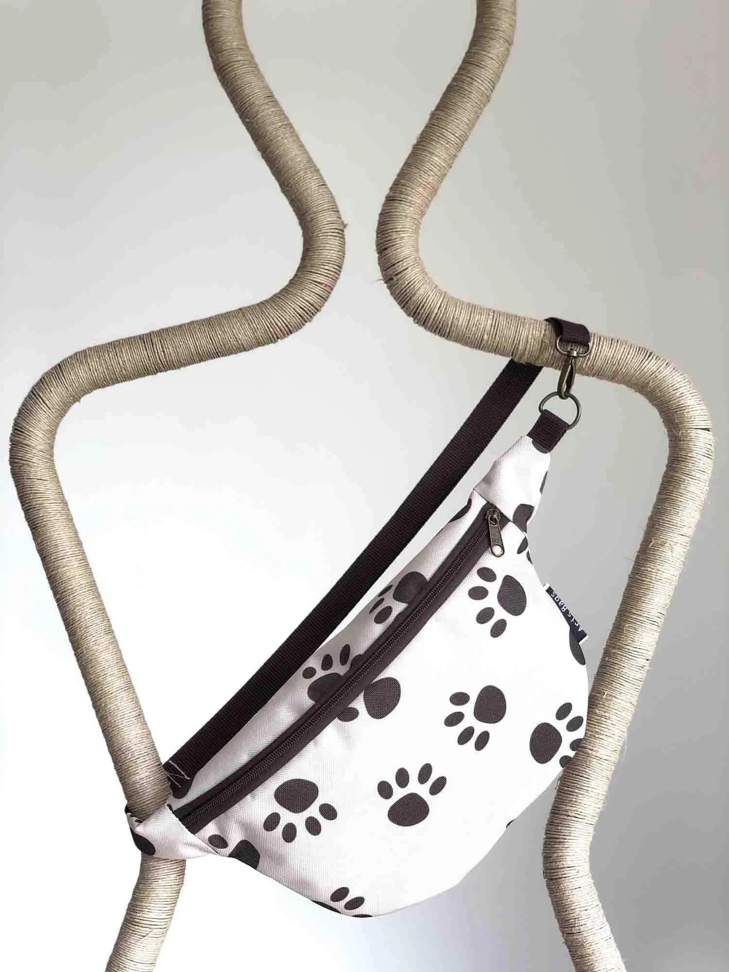 Paw Vegan Sling Bag, Animal Lovers Chest Bag | Aris Bags