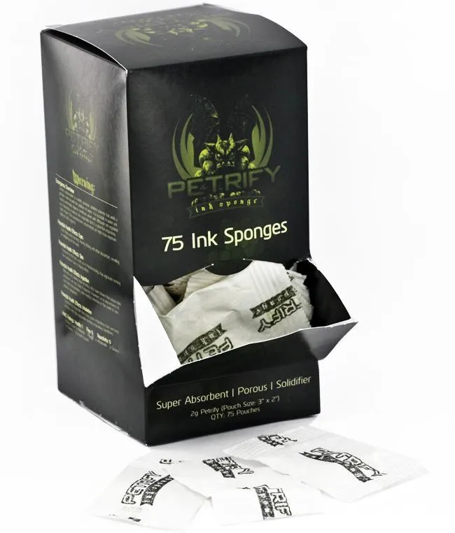 Petrify Ink Sponge — 2g — Single or Case of 75