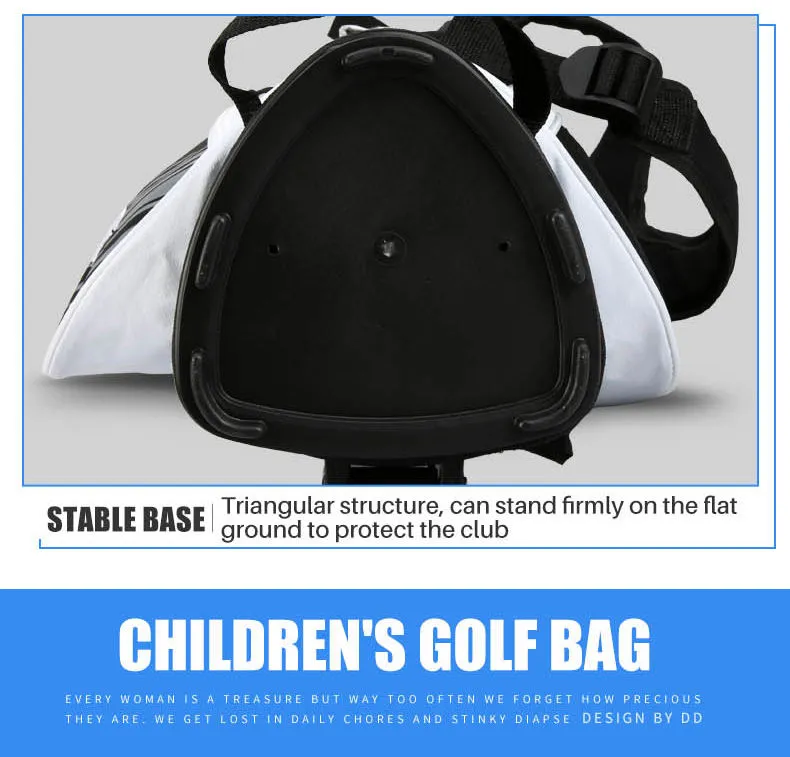 PGM Black-White Junior Stand Bag