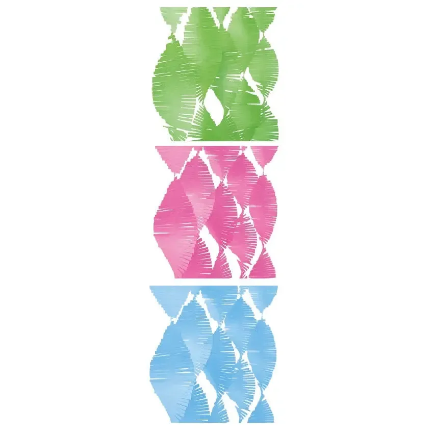 Pink Dinosaur Fringe Garland Backdrop Pack